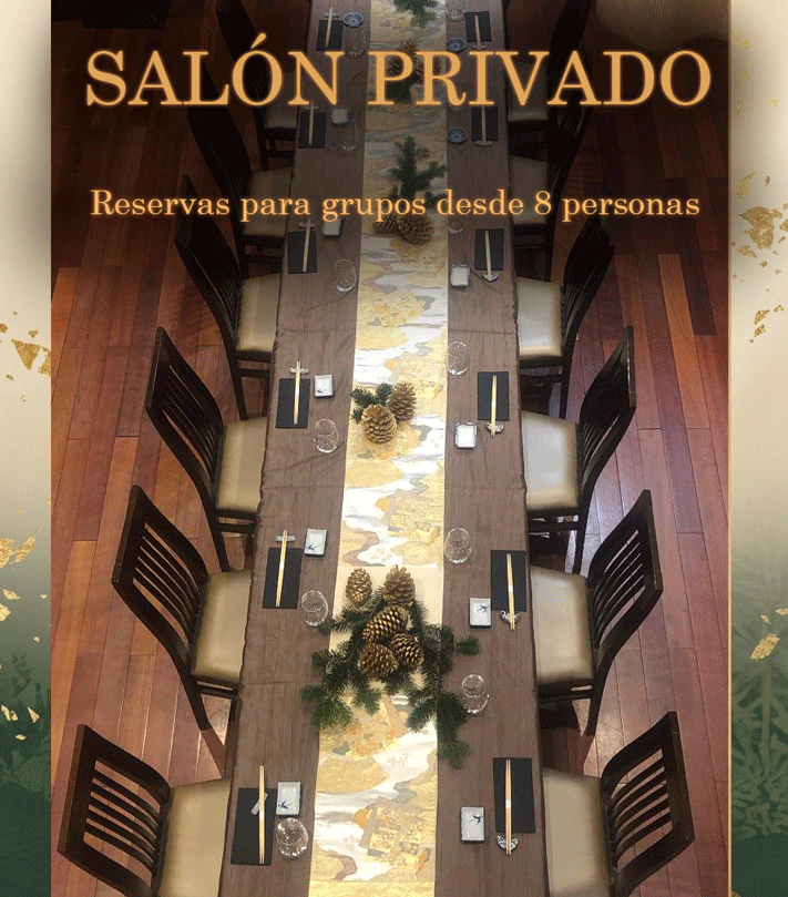 salón privado desde 8 personas